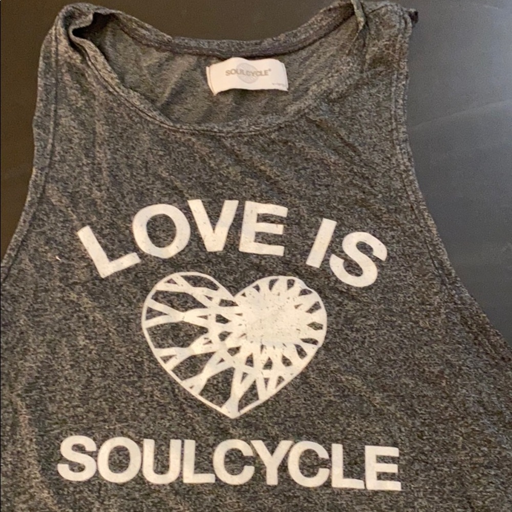 SoulCycle Tank Top, Gray Size XL